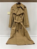 Vintage Etienne Aigner Leather Trench Coat