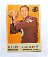 1959 Topps Ralph Guglielmi Redskins Card #97