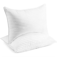 2-Pk 20"x28" Beckham Queen Pillow, White