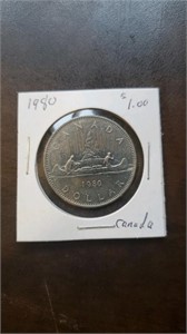Canada 1980 one dollar coin