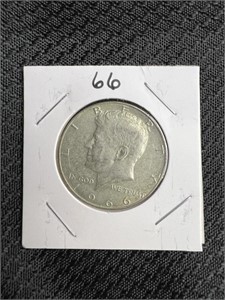1966 Silver Kennedy Half Dollar
