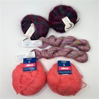 Acrylic, Silk & Mohair Yarn - France and USA