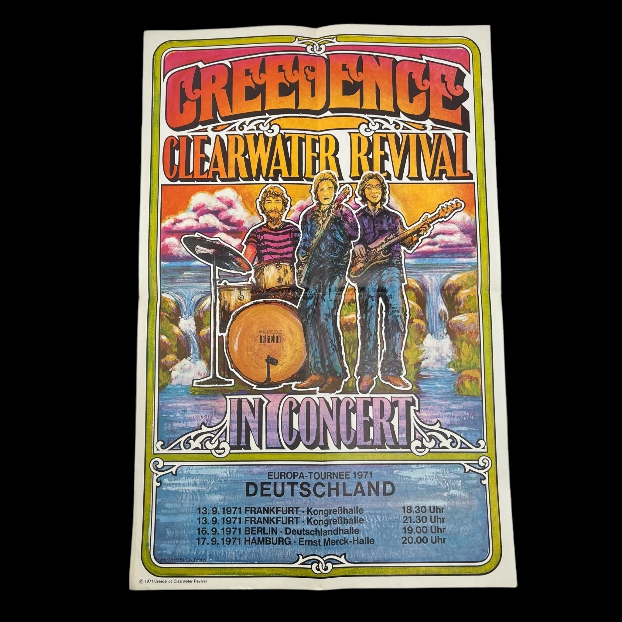 1971 Creedence Clearwater Revival Poster
