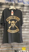 Walking Dead Survivor Tshirts -lot of 7