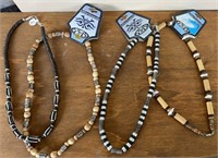 Bead necklace lot
