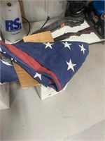 4X8 US FLAG, ROUGH END
