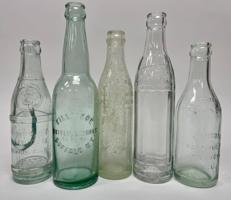 Antique Bottles incl Coca Cola Centralia IL