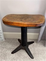 Antique Singer Sewing Machine Stool cast iron and