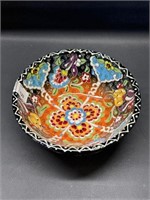 Hand made & painted signed Yagmur bowl
