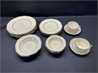 24 pcs Alfred Meakin Marigold plates, bowls, etc