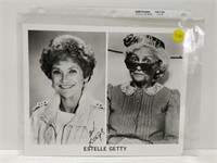 estelle getty autographed  photo - golden girls