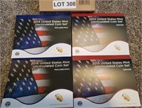 2014 & 2015 US Mint Uncirculated Coin Set**