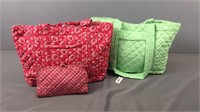 3 Pc Quilted Koala Tote Set New