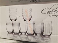 Mikasa 8 Wine Glasses