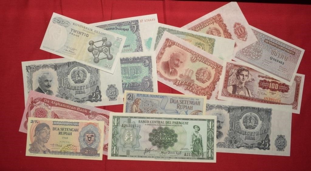 Foreign Currency, Most are 20th Century