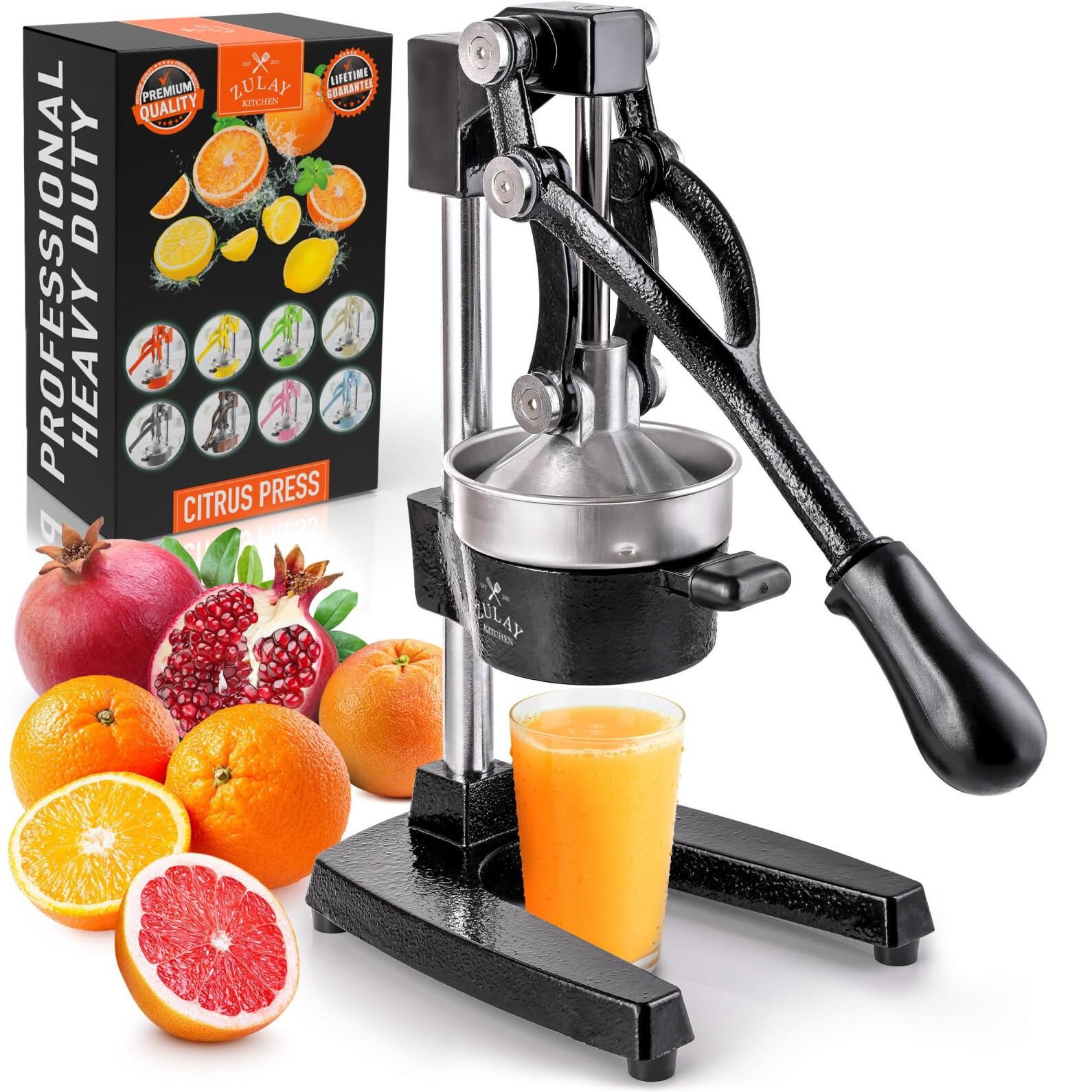 Zulay Kitchen Cast-Iron Orange Juice Squeezer - He