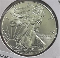 2012 American Eagle Silver GEM BU