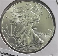 2012 American Eagle Silver GEM BU