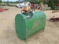 Fuel Tank w/ Pump, Approx 5ft x 44" x 27"