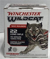 (OO) Winchester 22LR Wildcat Rimfire Cartridges,