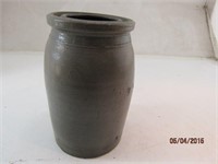 Gray Stoneware Canning Crock