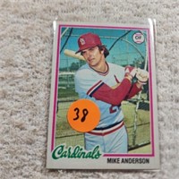 2-1978 Topps Cardinals Tony Scott & Mike Anderson