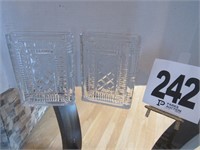 Pair of Waterford Crystal Book Ends (Marked)