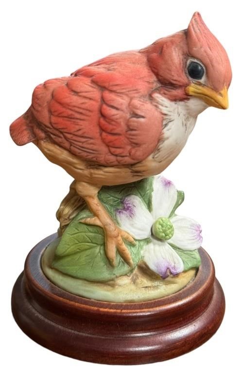 Sadek Cardinal Bird Figurine