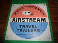 METAL SIGN 8" X 7 1/2" AIRSTREAM TRAVEL TRAILERS