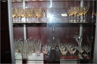 Quantity of Assorted Moser Glass and Bohemian
