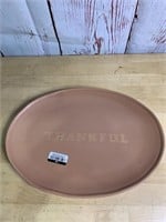 Thankful Decorative Plate