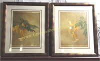 Lorraine veil leaf prints 29x35 2x the bid