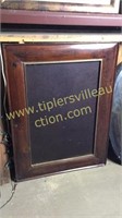 Antique pine frame converted to chalkboard 32x42