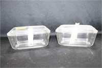 2 PYREX REFRIGERATOR DISHES