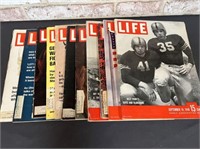 BOX LOT: 11 PCS LIFE MAGAZINES FROM 1942/1943/
