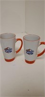 White Castle Coffee Mugs Set Of 2