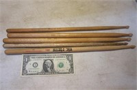 lot 5 wooden DrumSticks