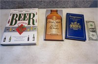 3 nice Drinking Books Beer~Bartending~Whisky