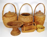 Collection of Buka basket ware