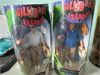 2 Gilligan's Island Dolls in Boxes
