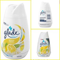 Glade Solid Air Freshener 6oz Lemon Fresh Pack (4)