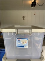 19gal Plastic Storage Tote