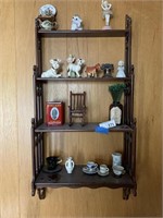 Wall Shelf & Contents