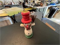 Snowman Candle Stick Holder