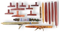 Group of Native American Peace Pipes