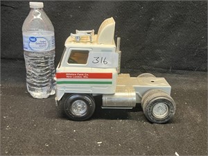 HILLSHIRE FARMS METAL TOY CABOVER TRUCK