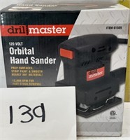 Drill master - orbital hand sander - in box