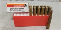 13 Rounds Winchester 270 Ammo