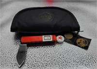 Franklin Mint Texaco Gas Pump Collector Knife/Case