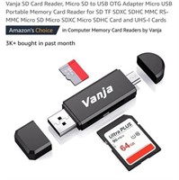 MSRP $9 SD Card Reader